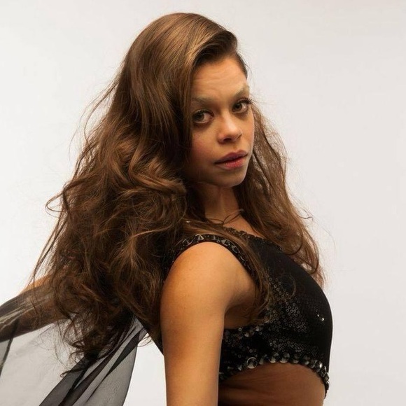 Cutout  gown  black  and sequin  maleficent dress - Picture 3 of 8